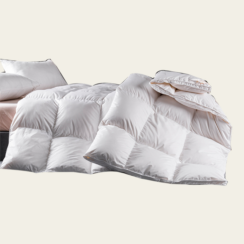 Alba lux anseris Pluma Pluma Quilt